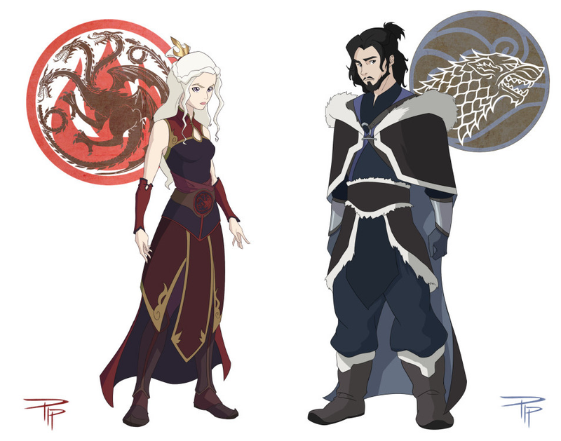 Illustration for article titled Awesome Fanart Marries Game of Thrones and Avatar